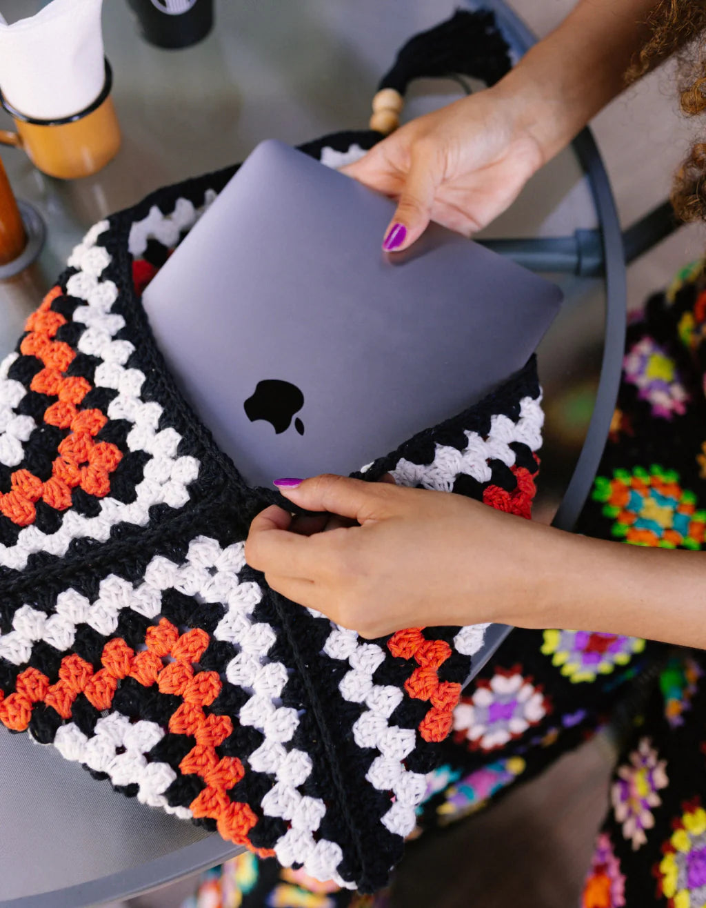 Case Crochê para Notebook